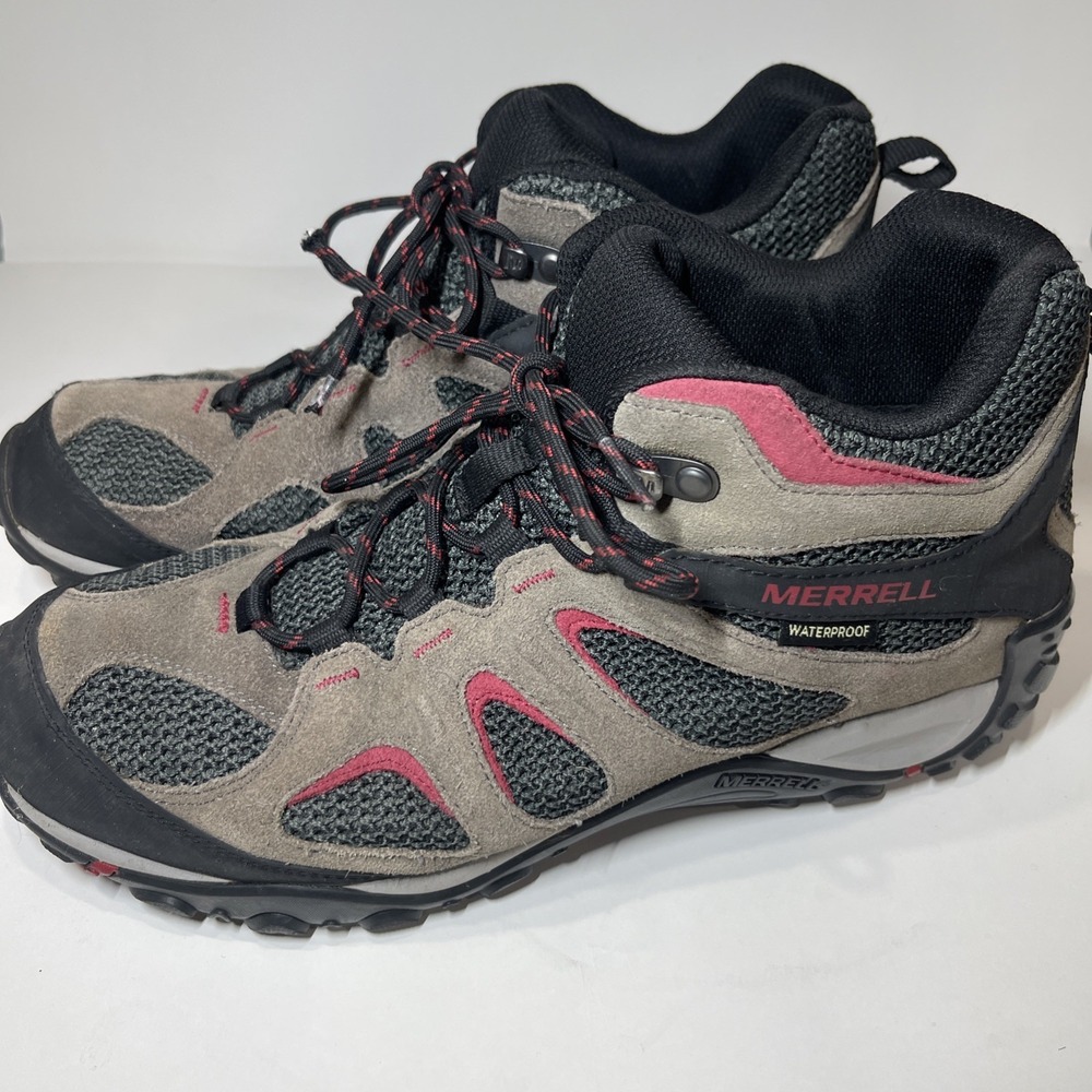 Merrell Yokota 2 Mid Waterproof Charcoal Shoes Boots J035679 Men's Sz US 11.5